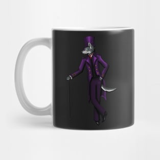 Wolf in top hat Mug